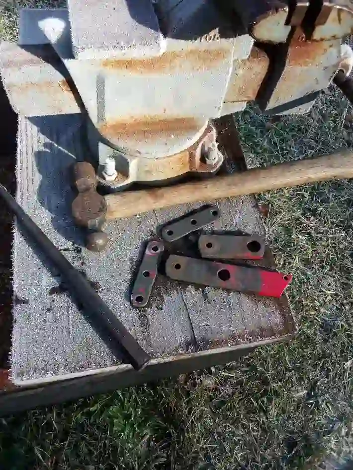 all rivets removed troy-bilt horse tiller clutch linkage